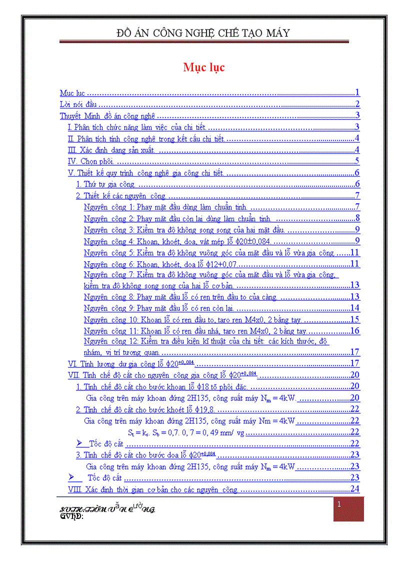 image for page Phân tích tính công nghệ trong kết cấu chi tiết