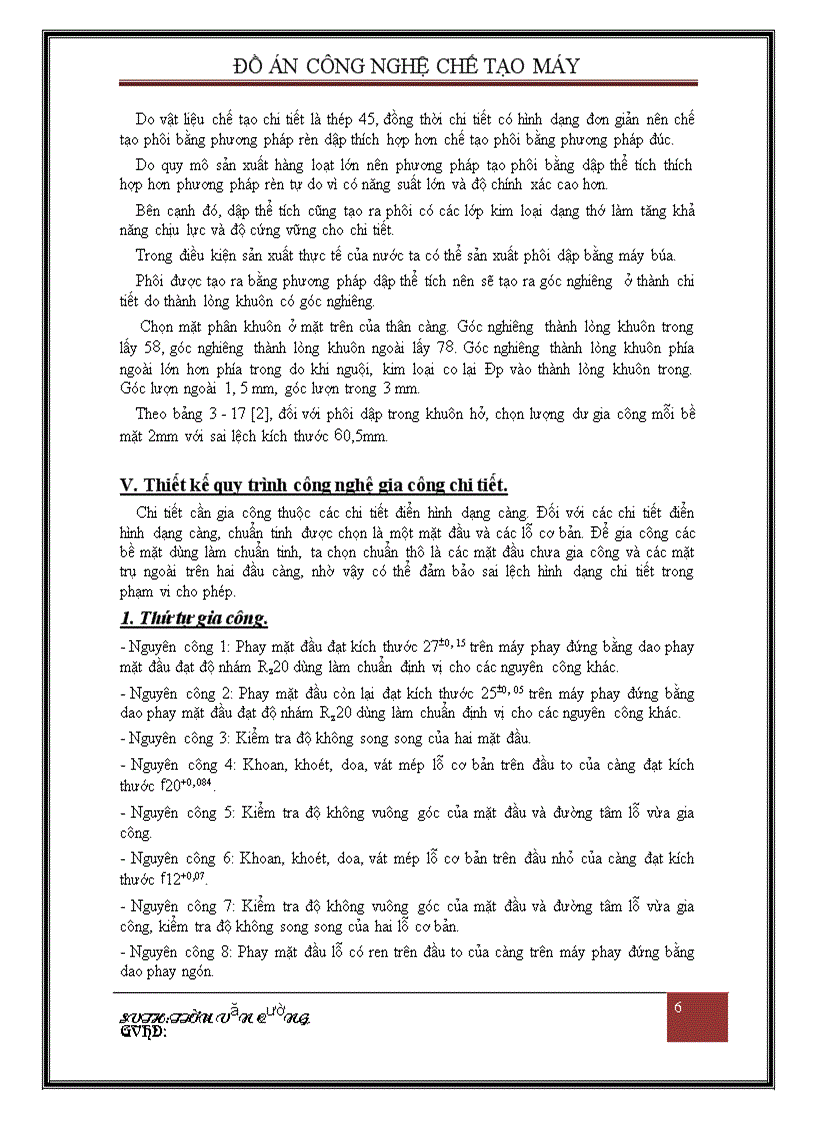 image for page Phân tích tính công nghệ trong kết cấu chi tiết