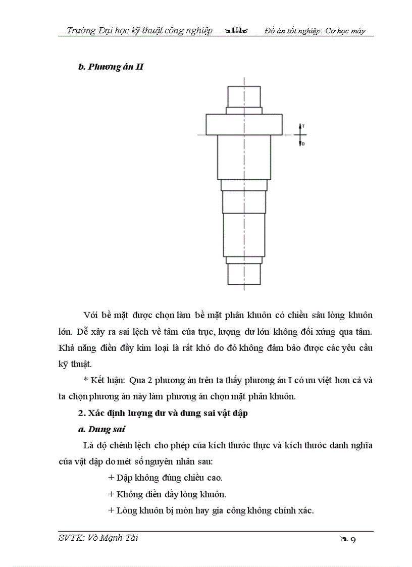 image for page Thiết kế công nghệ dập và thiết kế quy trình công nghệ gia công trục răng