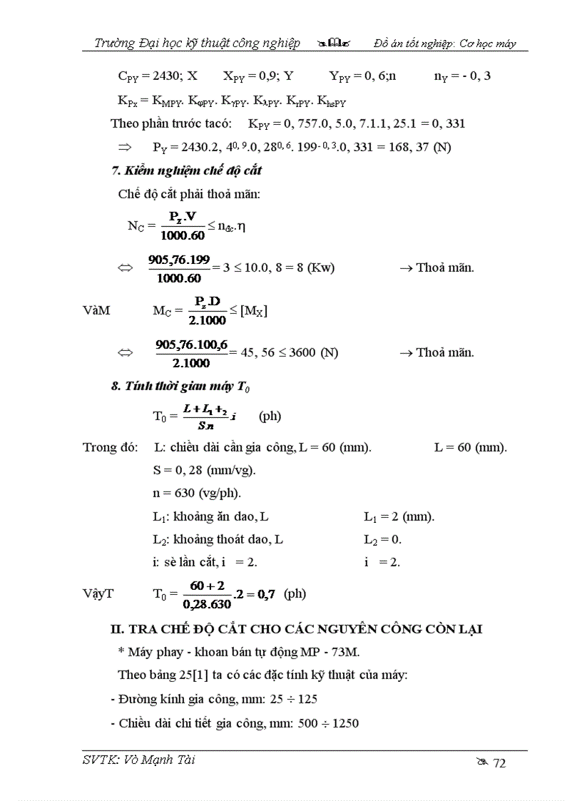 image for page Thiết kế công nghệ dập và thiết kế quy trình công nghệ gia công trục răng