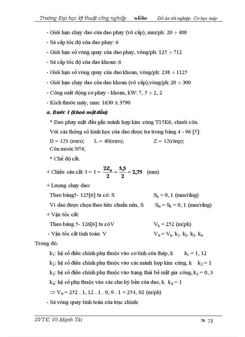 image for page Thiết kế công nghệ dập và thiết kế quy trình công nghệ gia công trục răng