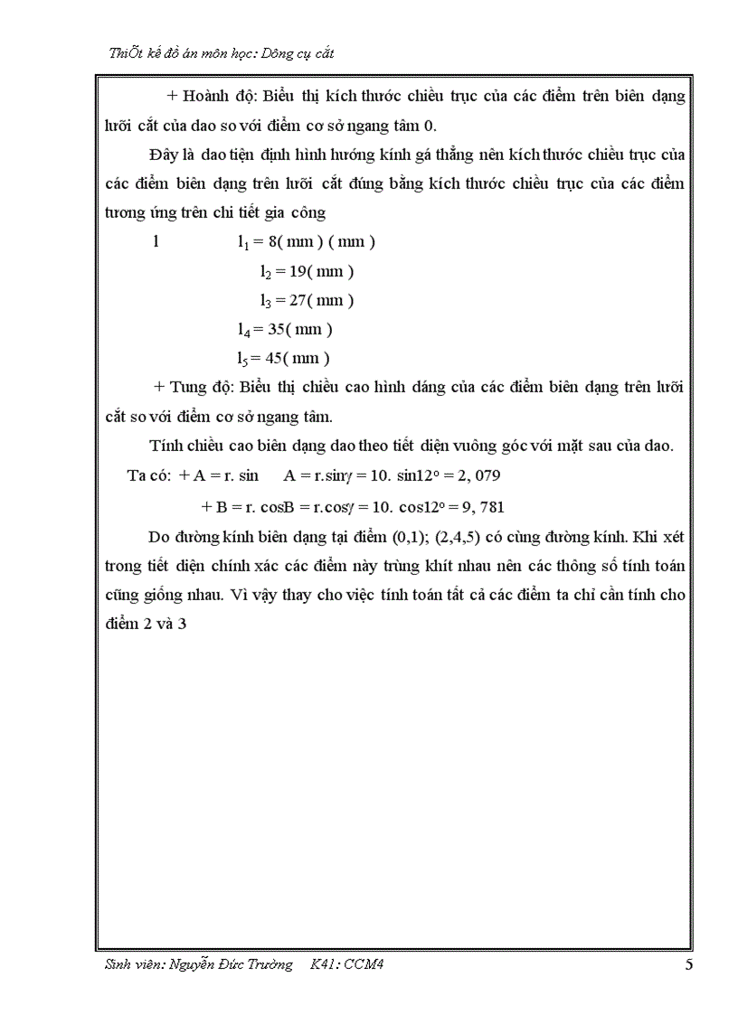 image for page Thiết kế dao chuốt lỗ then hoa với các thông số sau