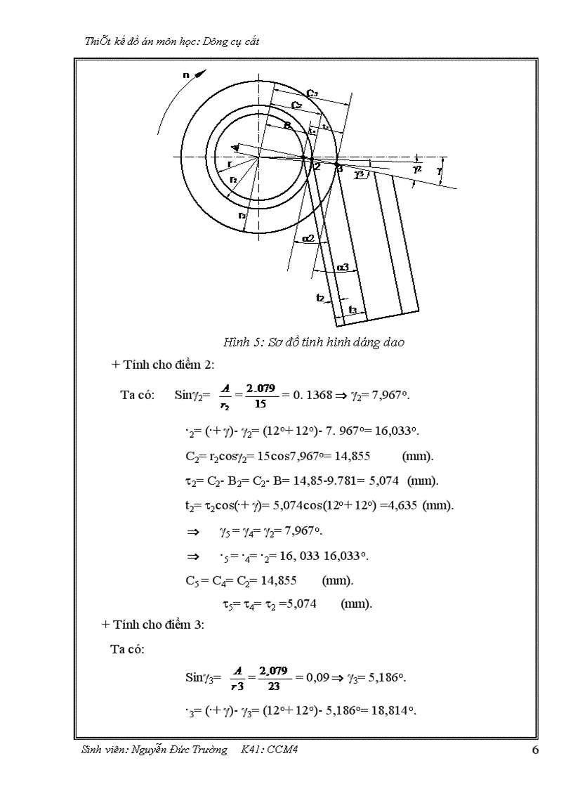 image for page Thiết kế dao chuốt lỗ then hoa với các thông số sau