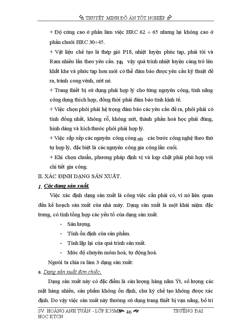 image for page Thiết kế quy trình công nghệ chế tạo mũi khoan