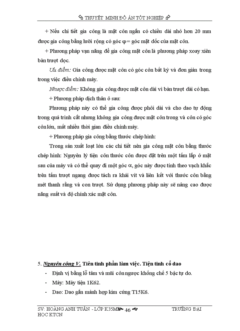 image for page Thiết kế quy trình công nghệ chế tạo mũi khoan