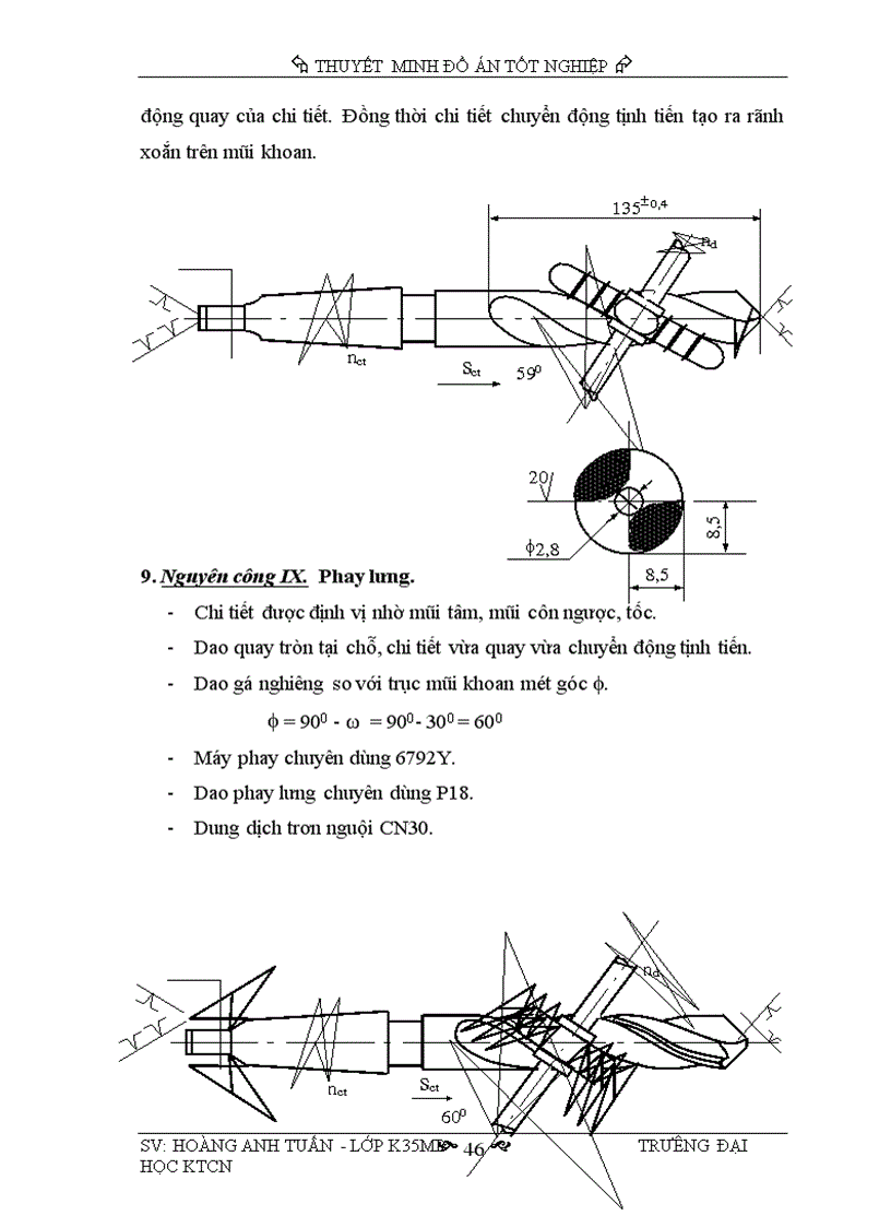 image for page Thiết kế quy trình công nghệ chế tạo mũi khoan