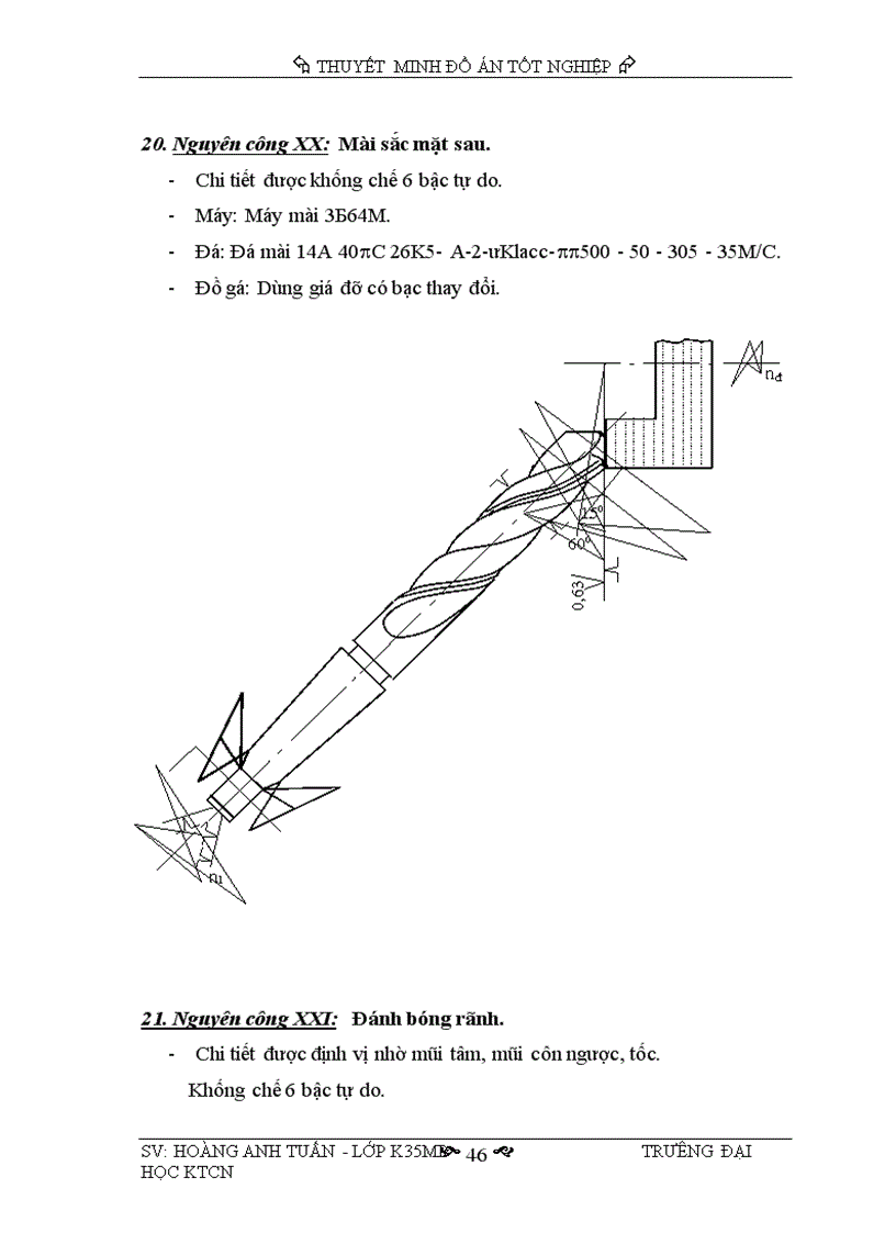 image for page Thiết kế quy trình công nghệ chế tạo mũi khoan