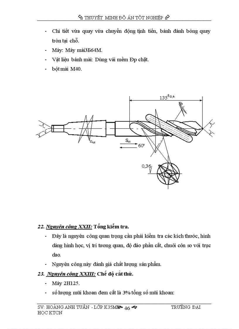 image for page Thiết kế quy trình công nghệ chế tạo mũi khoan