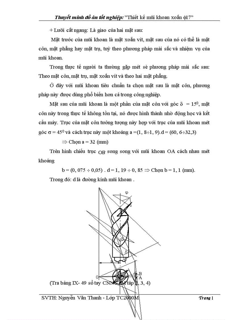 image for page Thiết kế và lập quy trình công nghệ chế tạo mũi khoan xoắn F17