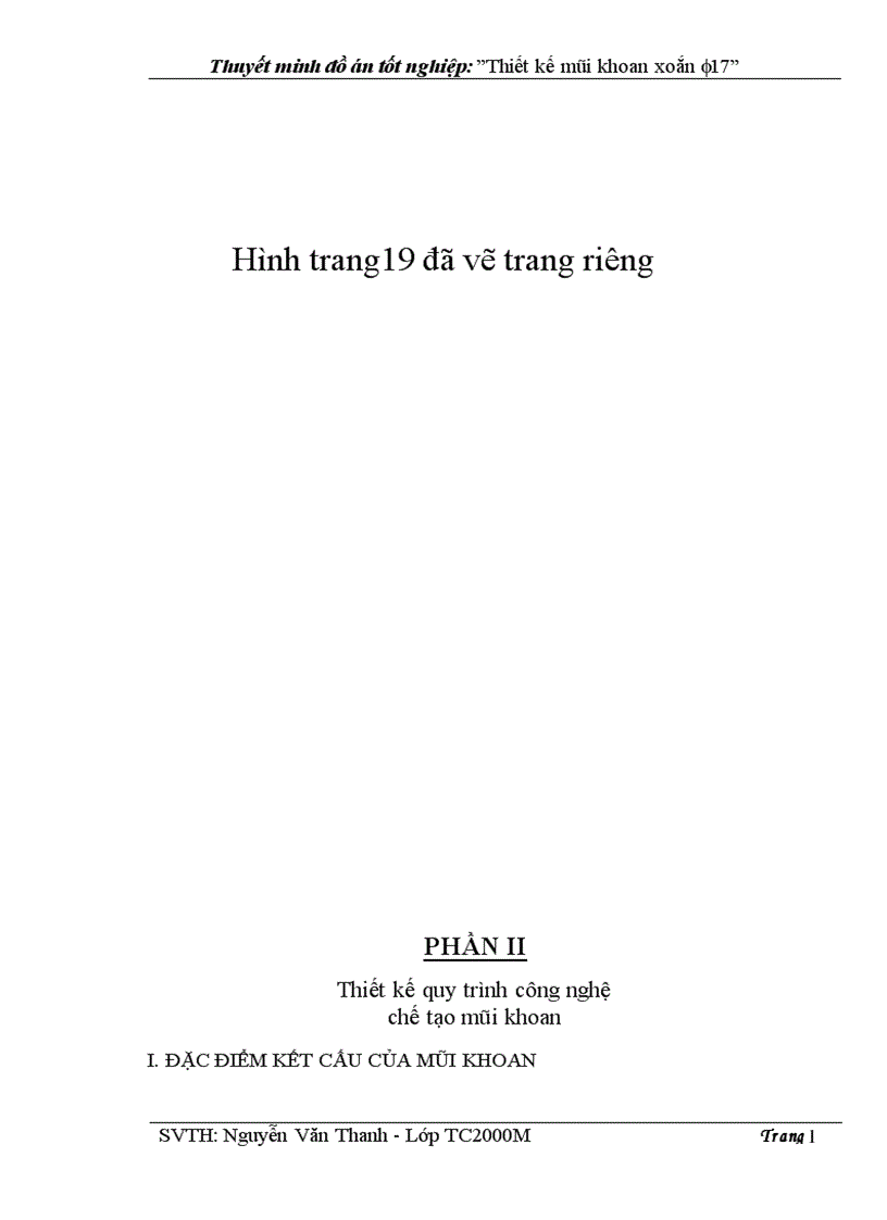 image for page Thiết kế và lập quy trình công nghệ chế tạo mũi khoan xoắn F17