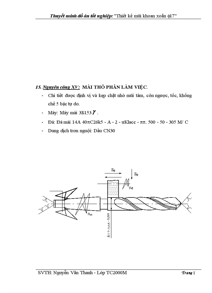 image for page Thiết kế và lập quy trình công nghệ chế tạo mũi khoan xoắn F17