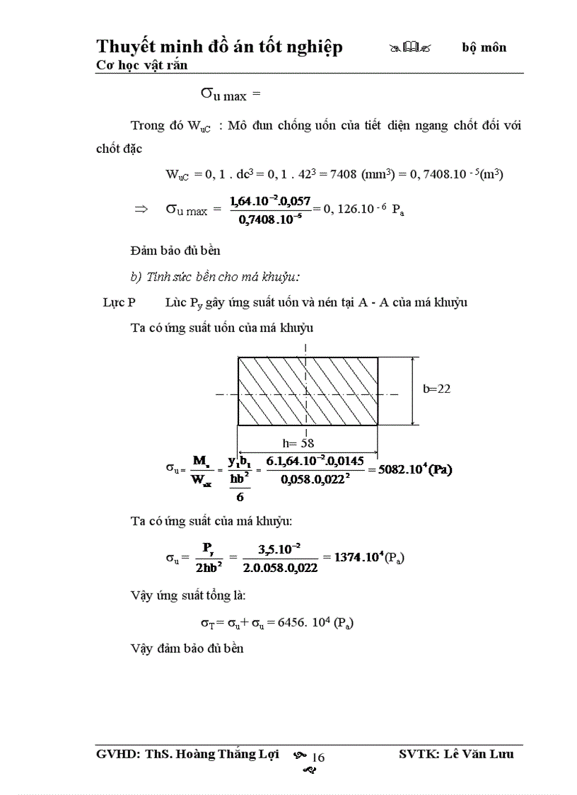 image for page Tính toán sức bền và lập quy trình công nghệ ra công trục khuỷu HONDA 1600