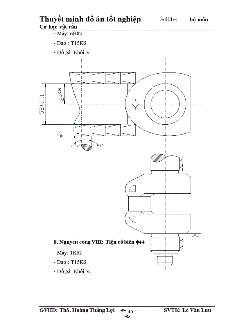 image for page Tính toán sức bền và lập quy trình công nghệ ra công trục khuỷu HONDA 1600
