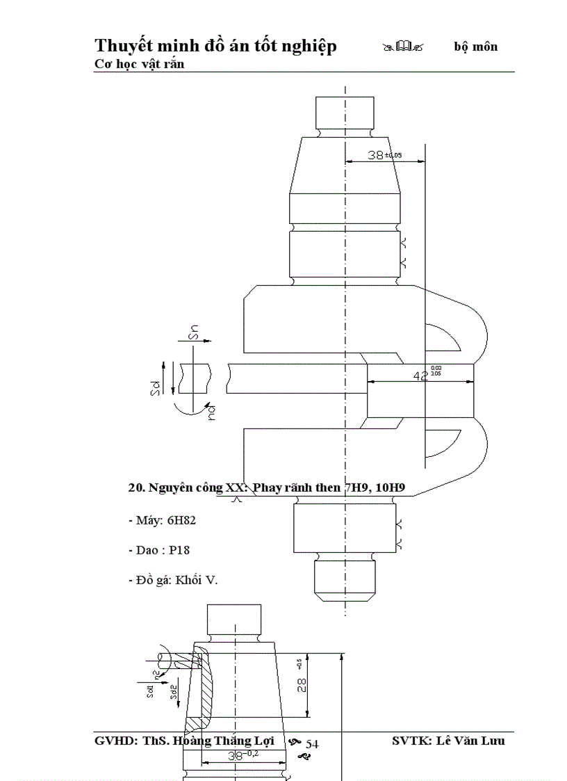 image for page Tính toán sức bền và lập quy trình công nghệ ra công trục khuỷu HONDA 1600