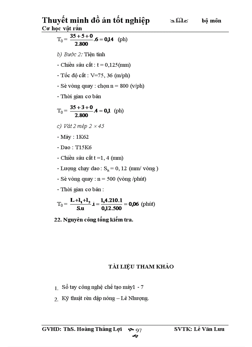 image for page Tính toán sức bền và lập quy trình công nghệ ra công trục khuỷu HONDA 1600