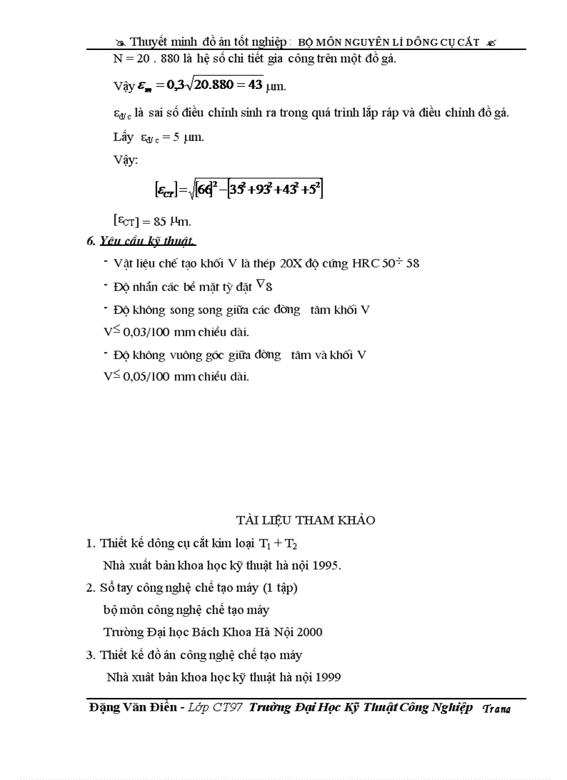 image for page Thiết Kế Và Lập Quy Trình Công Nghệ Chế Tạo Ta Rô Máy M22