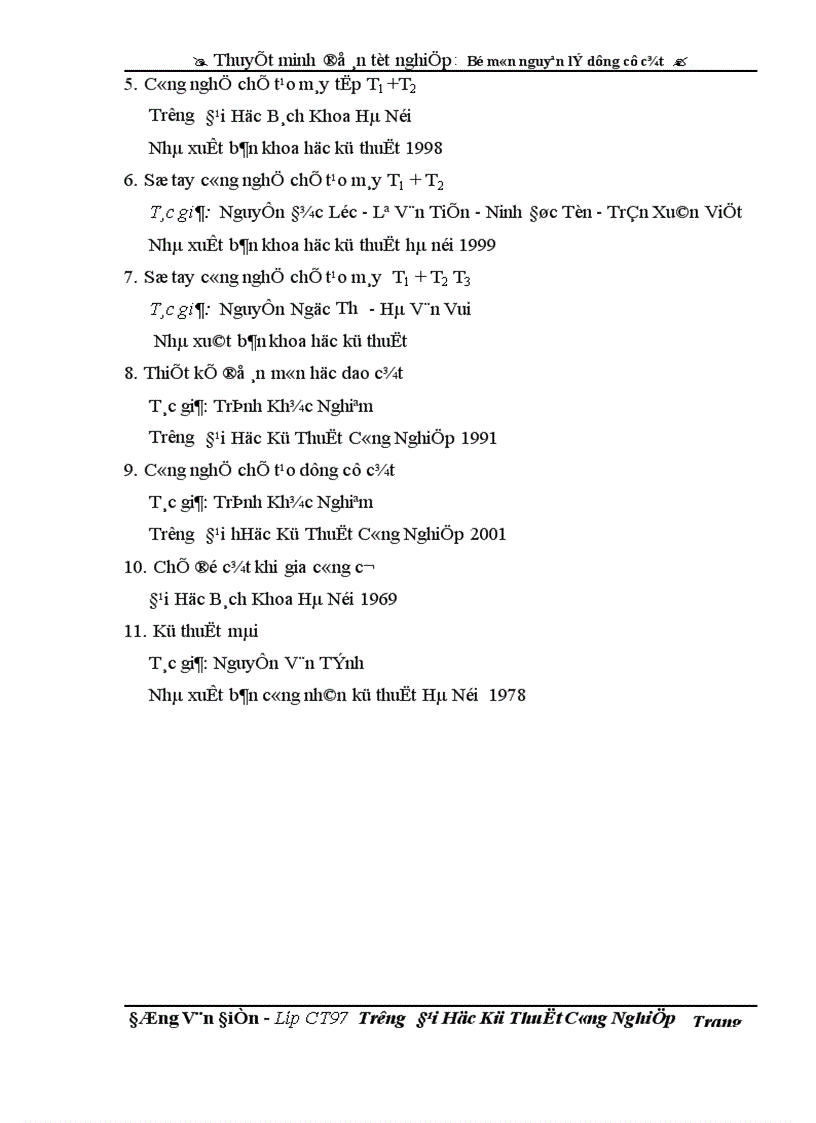 image for page Thiết Kế Và Lập Quy Trình Công Nghệ Chế Tạo Ta Rô Máy M22