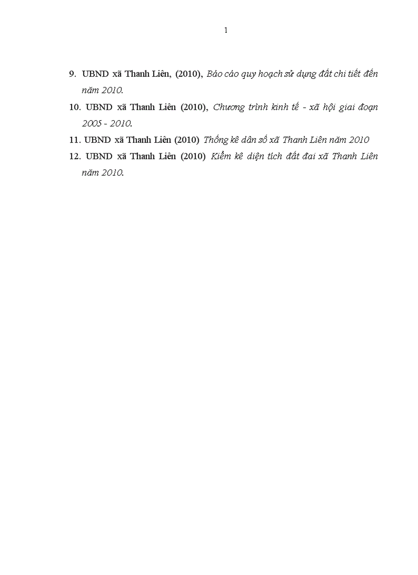 image for page Đánh giá công tác thực hiện quy hoạch sử dụng đất xã Thanh Liên huyện Thanh Chương tỉnh Nghệ An giai đoạn 2006 2010