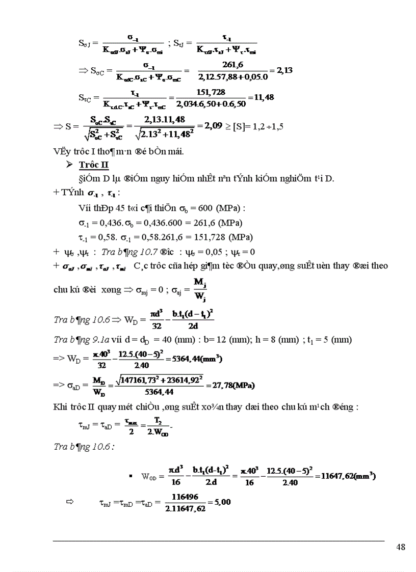 image for page Tính thiết kế các chi tiết đỡ nối