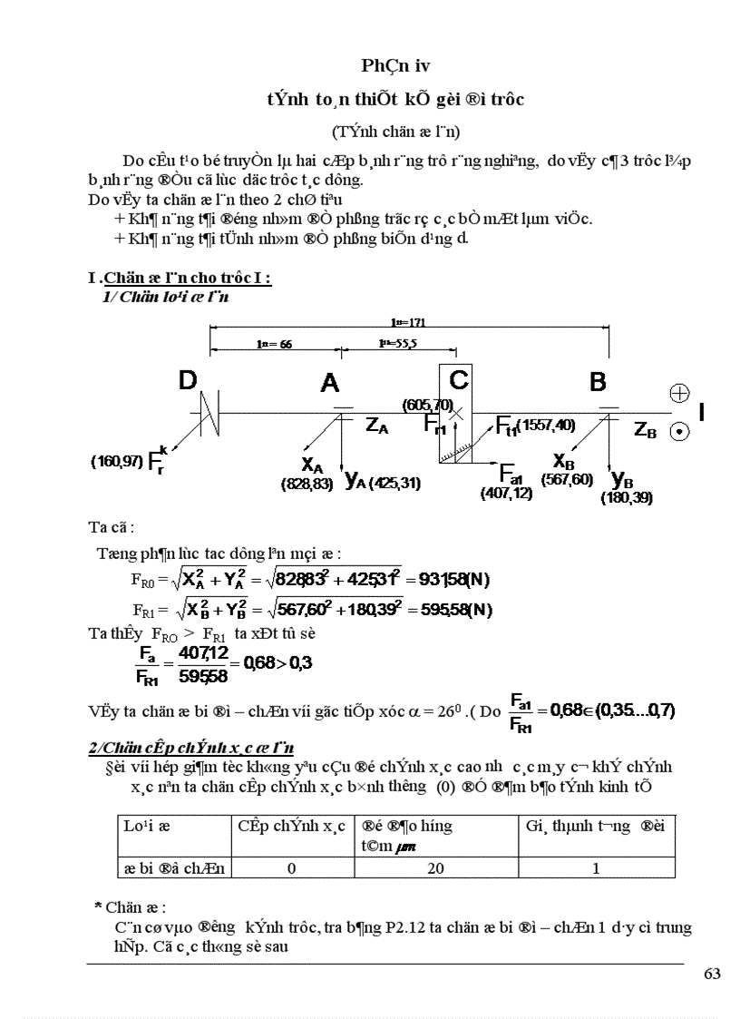 image for page Tính thiết kế các chi tiết đỡ nối