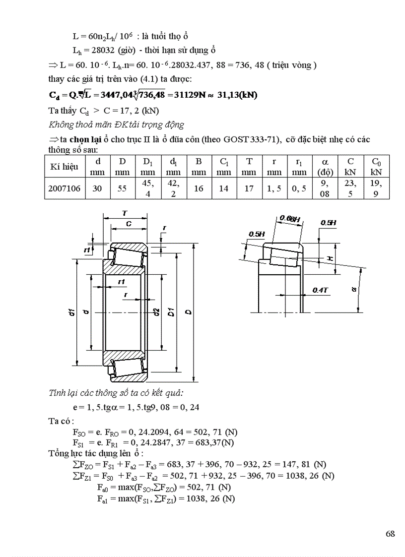 image for page Tính thiết kế các chi tiết đỡ nối