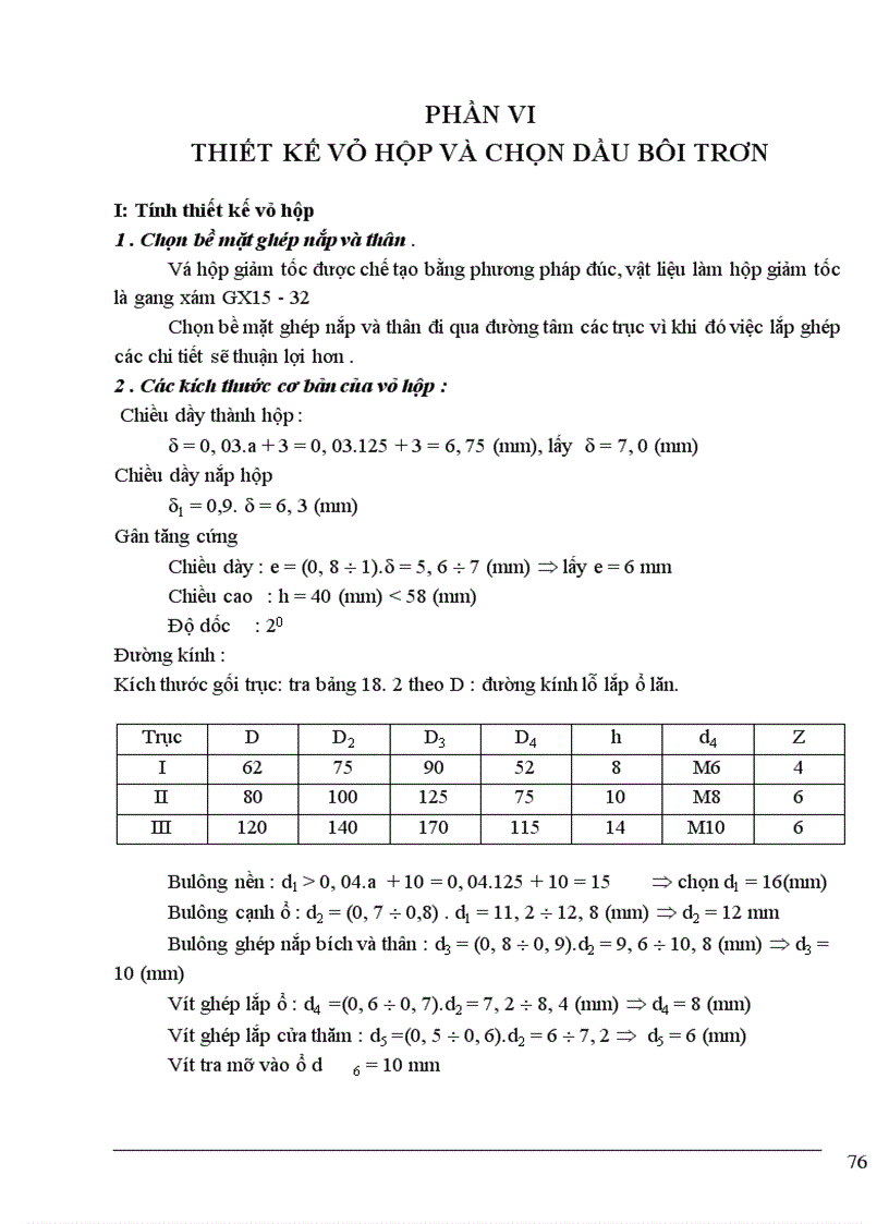 image for page Tính thiết kế các chi tiết đỡ nối