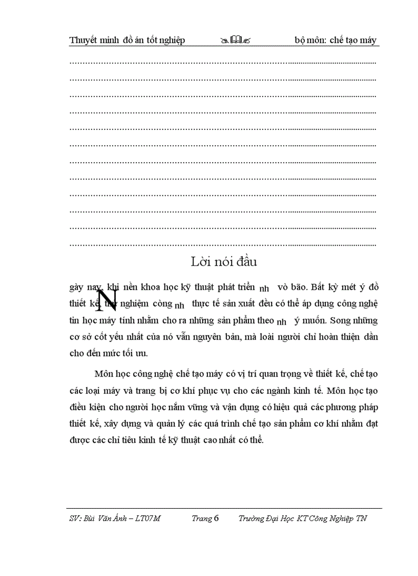 image for page Thiết kế qui trình công nghệ gia công thân hộp giảm tốc trục vít bánh vít