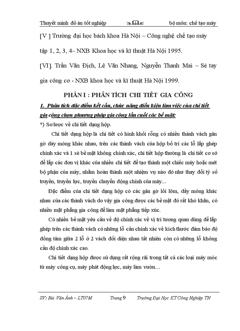 image for page Thiết kế qui trình công nghệ gia công thân hộp giảm tốc trục vít bánh vít