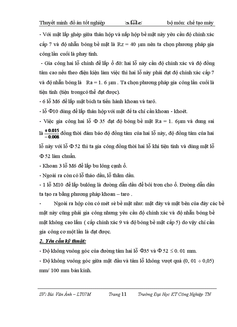 image for page Thiết kế qui trình công nghệ gia công thân hộp giảm tốc trục vít bánh vít