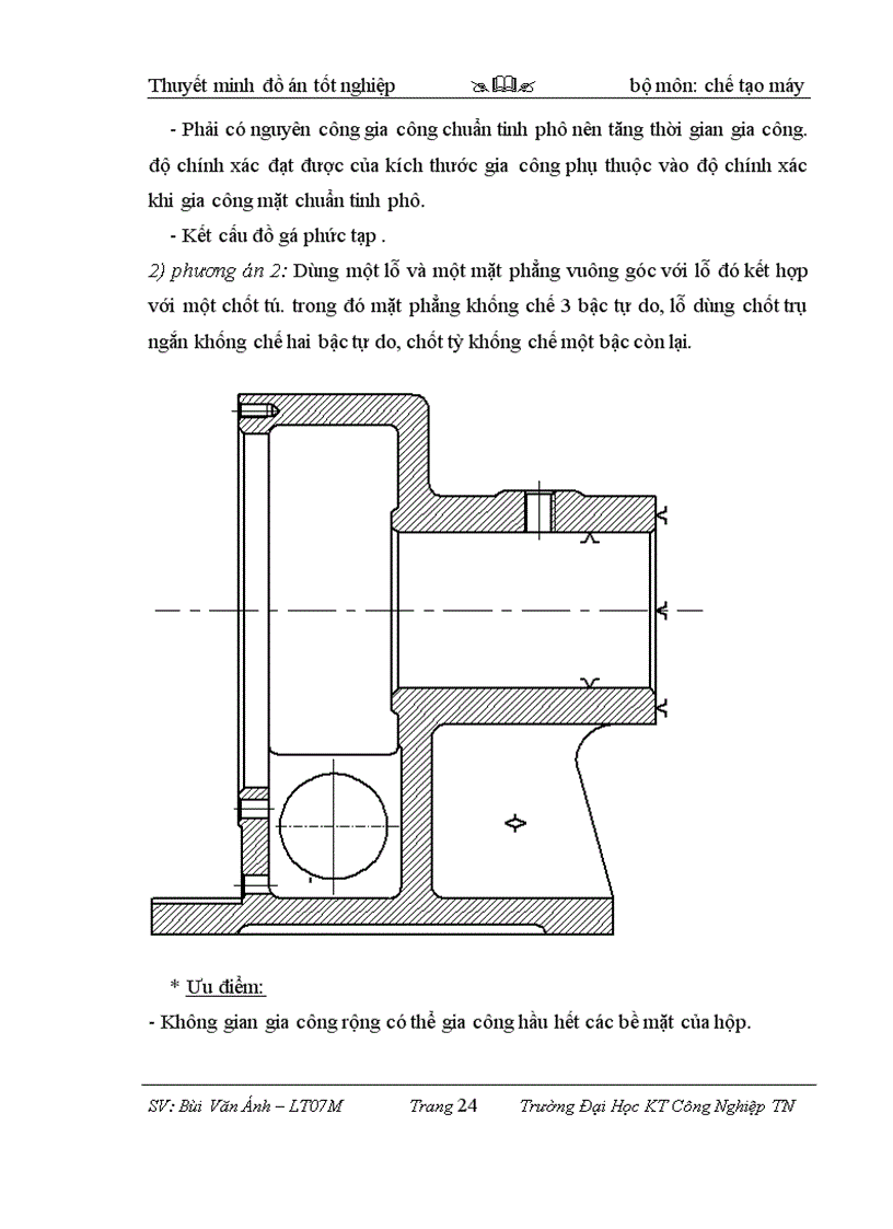 image for page Thiết kế qui trình công nghệ gia công thân hộp giảm tốc trục vít bánh vít