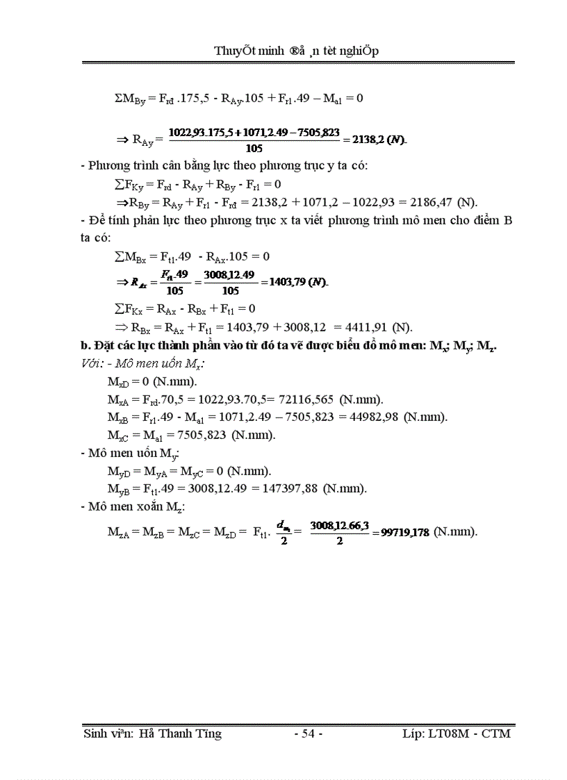 image for page thết kế vỏ hộp giảm tốc các chi tiết phụ và chọn chế độ lắp trong hộp