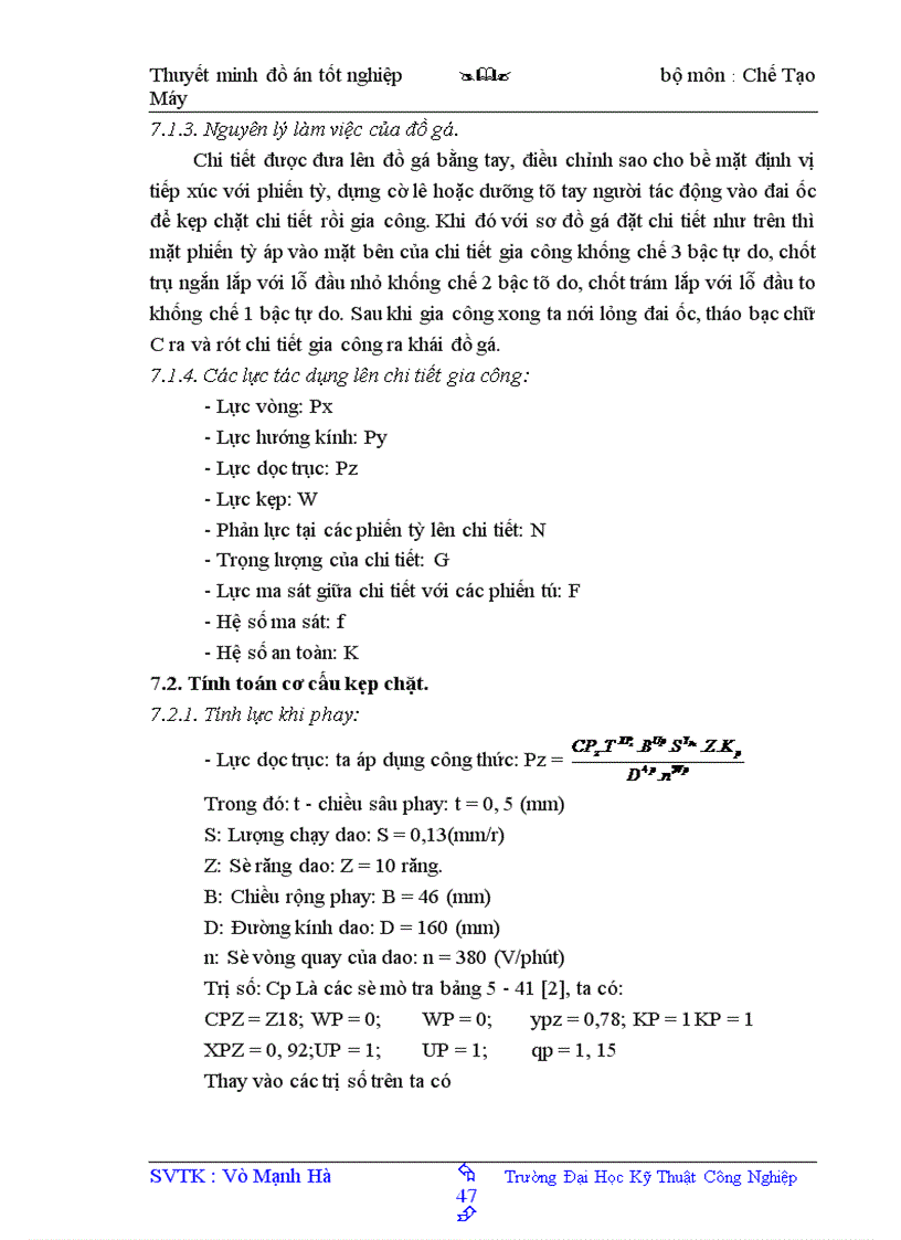 image for page Thiết kế quy trình công nghệ gia công chi tiết tay biên D50