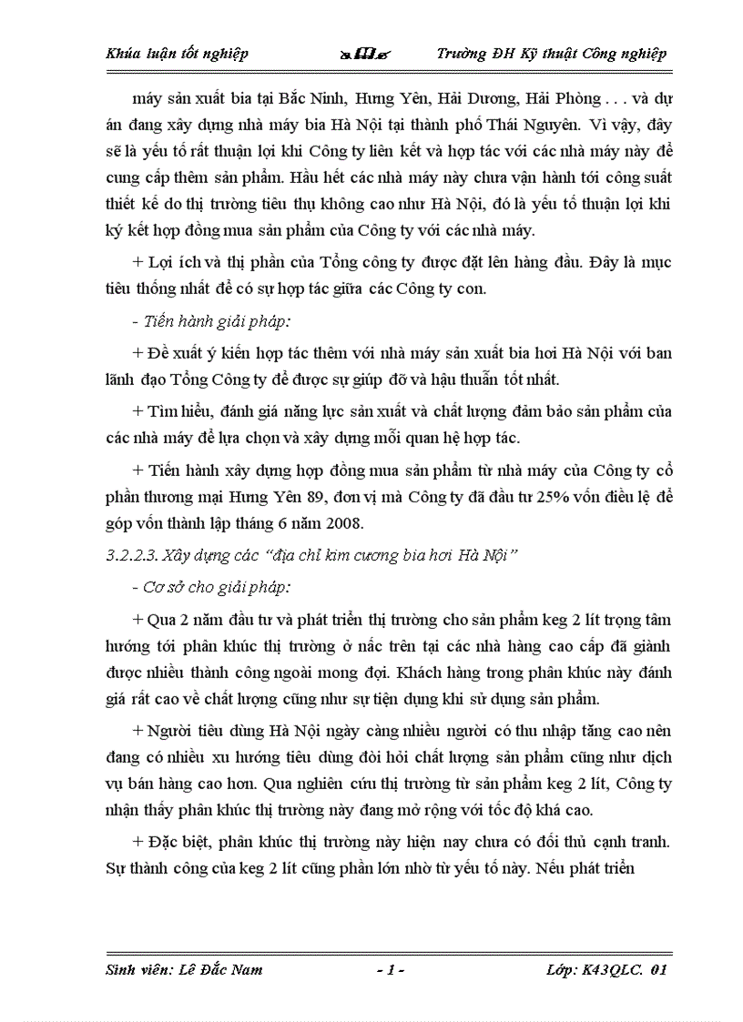 image for page Một số giải pháp nhằm nâng cao hiệu quả tiêu thụ sản phẩm bia hơi của Công ty cổ phần thương mại Bia Hà Nội
