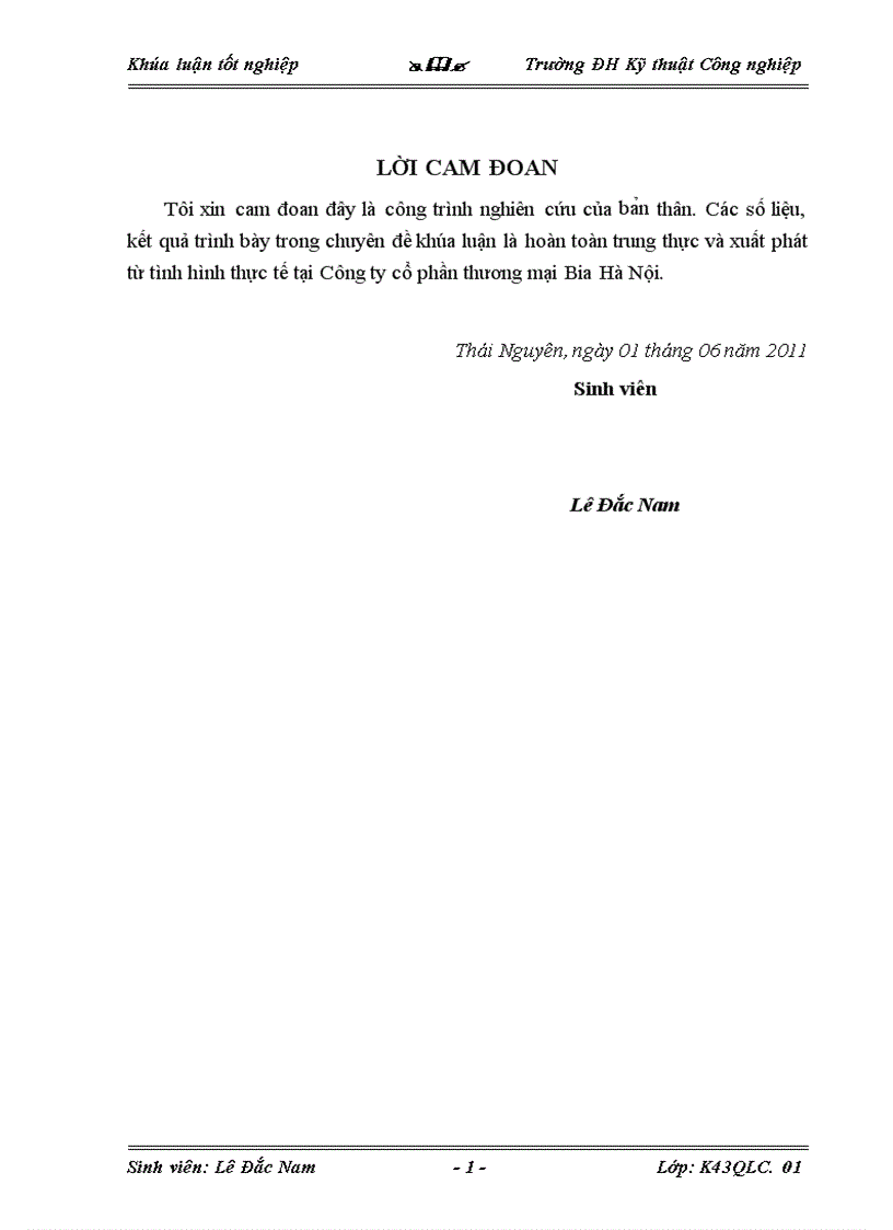 image for page Một số giải pháp nhằm nâng cao hiệu quả tiêu thụ sản phẩm bia hơi của Công ty cổ phần thương mại Bia Hà Nội