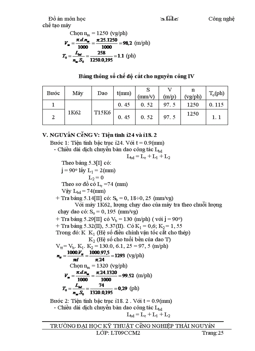 image for page thiết kế quy trình công nghệ gia công chi tiết trục