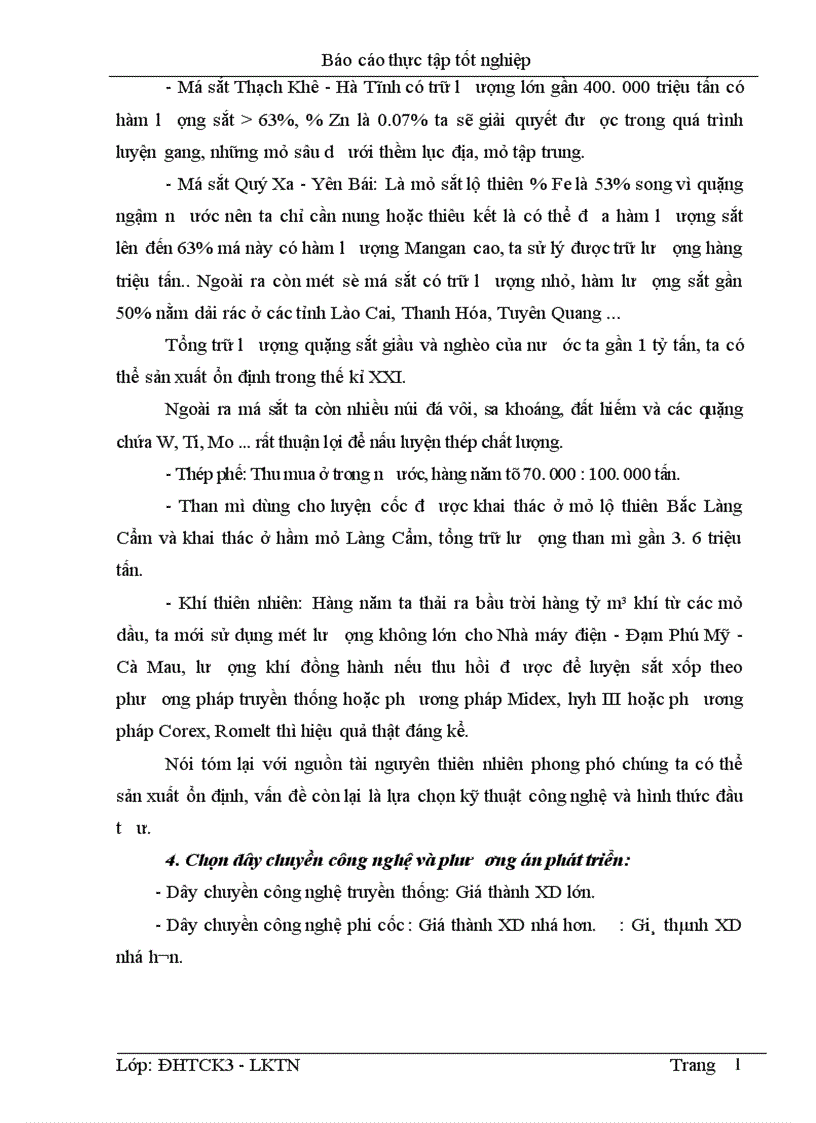 image for page Nghiên cứu công nghệ luyện thép xây dựng mác SD295A Theo tiêu chuẩn tcvn 1765 75 của việt nam