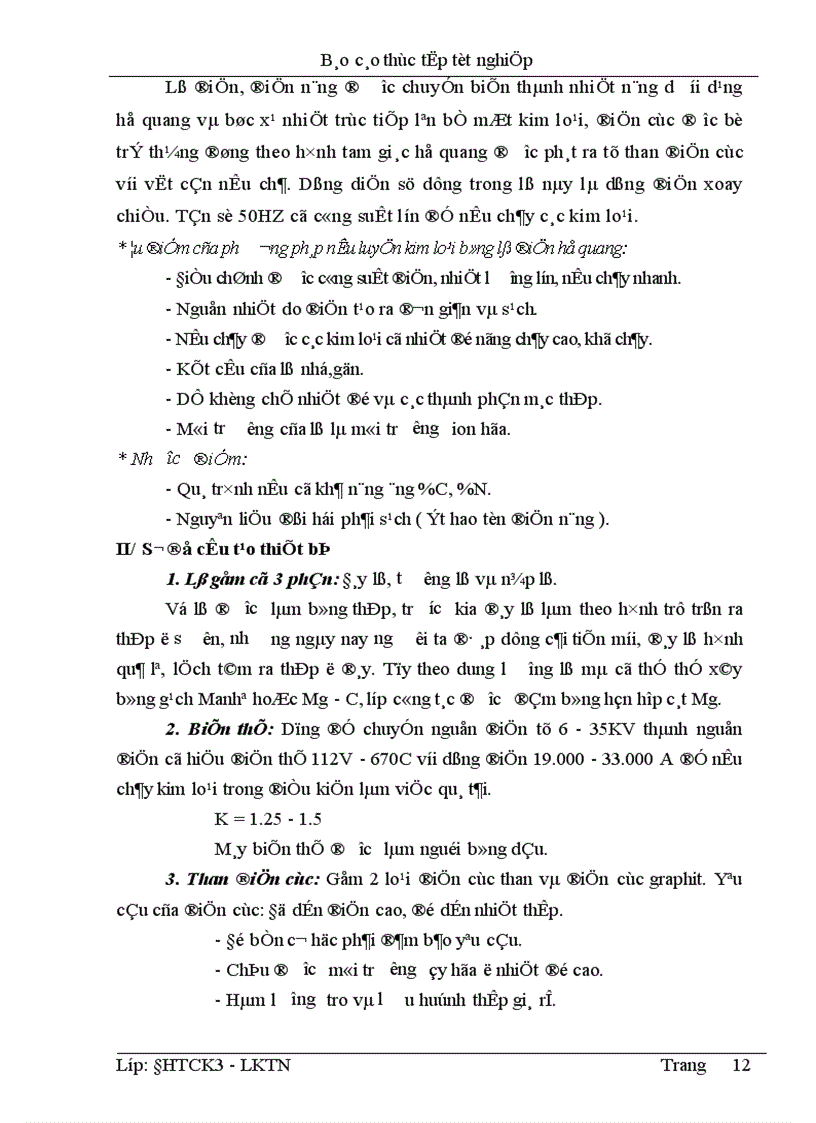 image for page Nghiên cứu công nghệ luyện thép xây dựng mác SD295A Theo tiêu chuẩn tcvn 1765 75 của việt nam