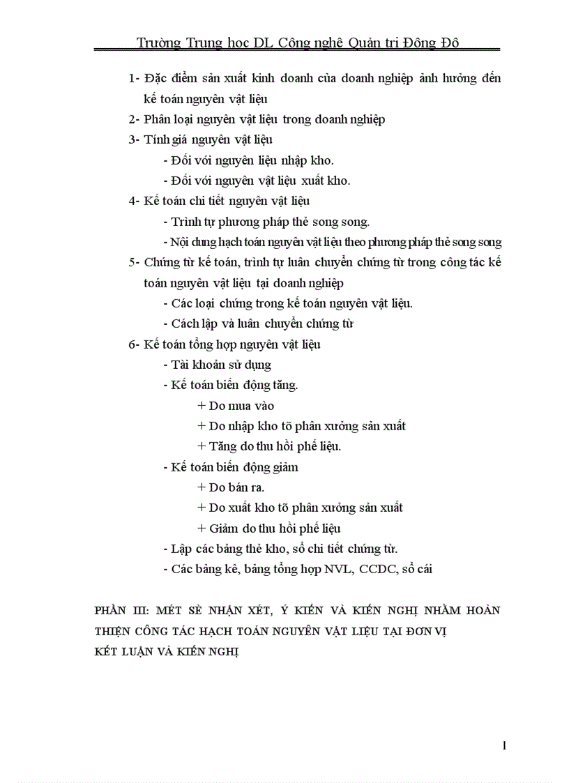 image for page Một số nhận xét ý kiến và kiến nghị nhằm hoàn thiện công tác hạch toán nguyên vật liệu tại Công ty Cổ phần chè đường hoa 1
