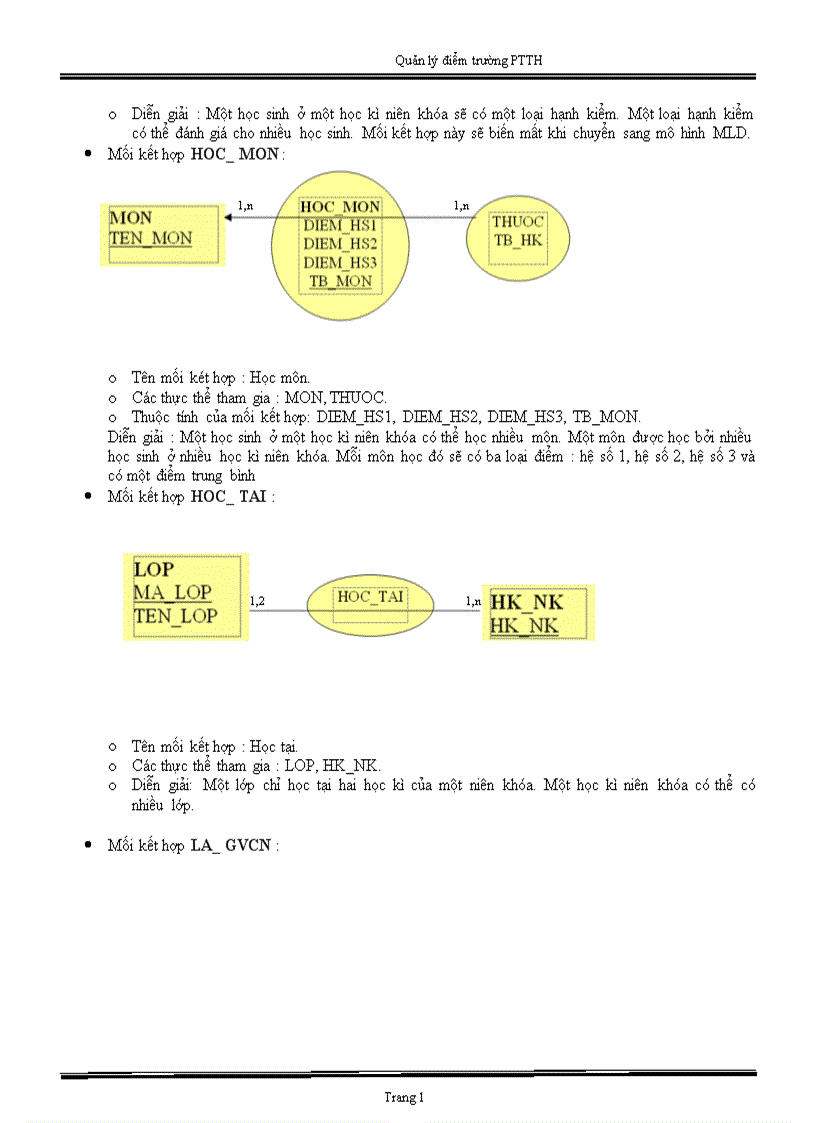 image for page phân tích hệ thống quản lý điểm ở trường phổ thông trung học