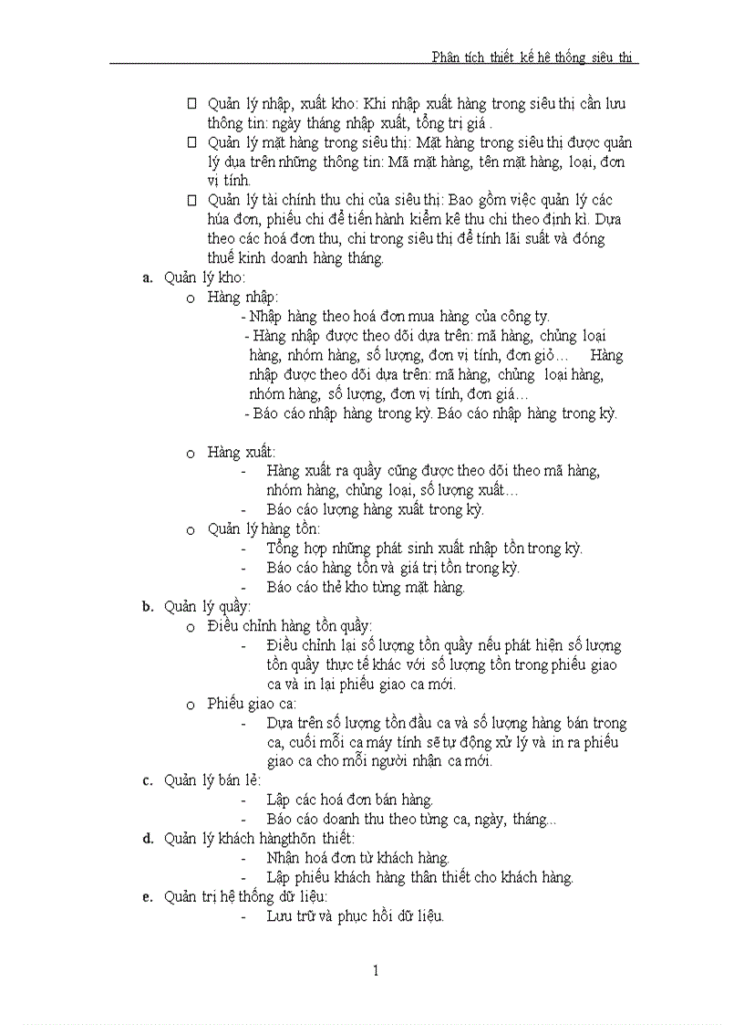 image for page Phân tích thiết kế hệ thống siêu thị