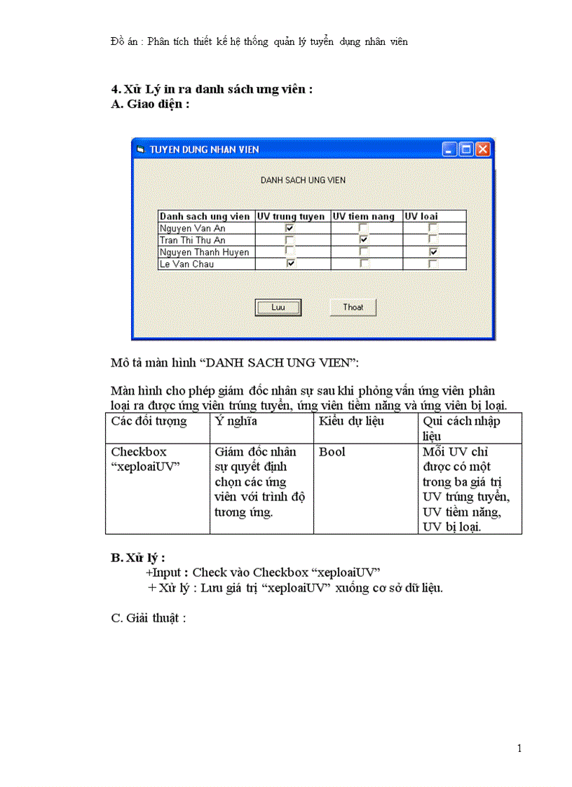 image for page Phân tích thiết kế hệ thống quản lý tuyển dụng nhân viên