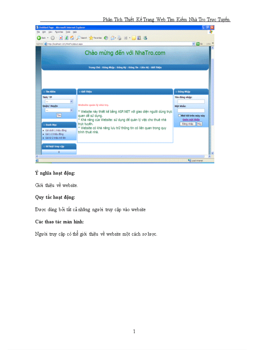 image for page Phân Tích Thiết Kế Trang Web Tìm Kiếm Nhà Trọ Trực Tuyến