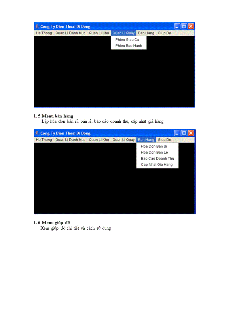 image for page quản lý qui trình hoạt động của một công ty buôn bán điện thoại di động