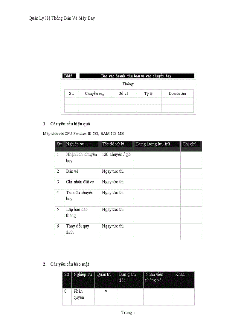 image for page Quản lý hệ thống bán Vé Máy Bay 1