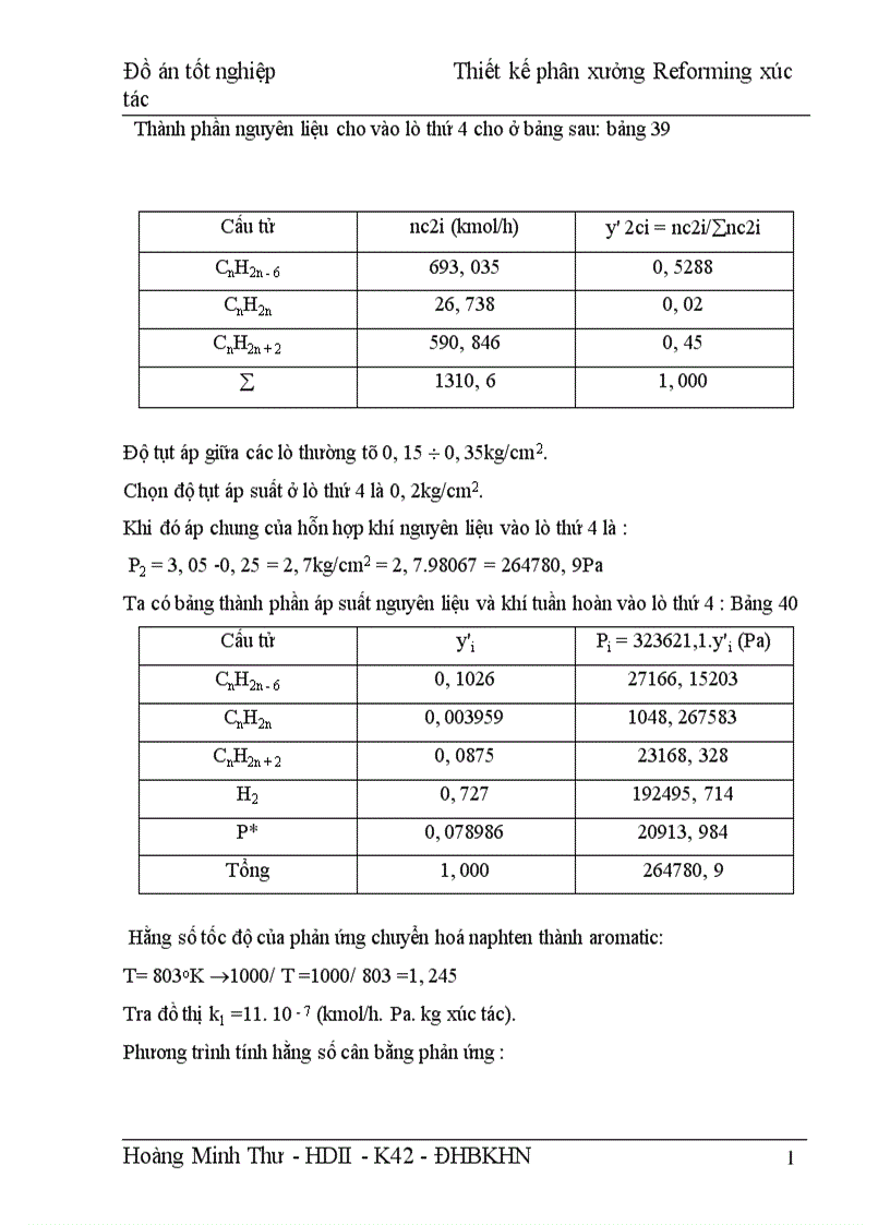 image for page Thiết kế phân xưởng Reforming xúc tác