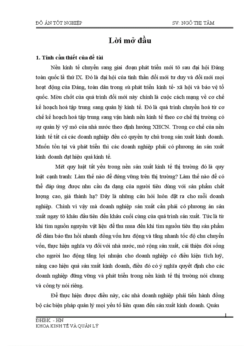 image for page Phân tích tình hình cung ứng dự trữ và sử dụng vật tư và một số biện pháp nâng cao tình hình cung ứng dự trữ và sử dụng vật tư tại Công ty cao su sao vàng