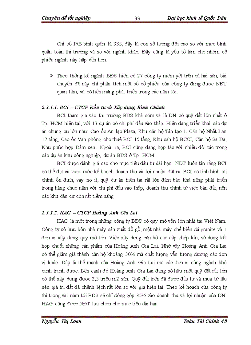 image for page Áp dụng mô hình nến phân tích sự biến động giá của một số cổ phiếu ngành Bất động sản
