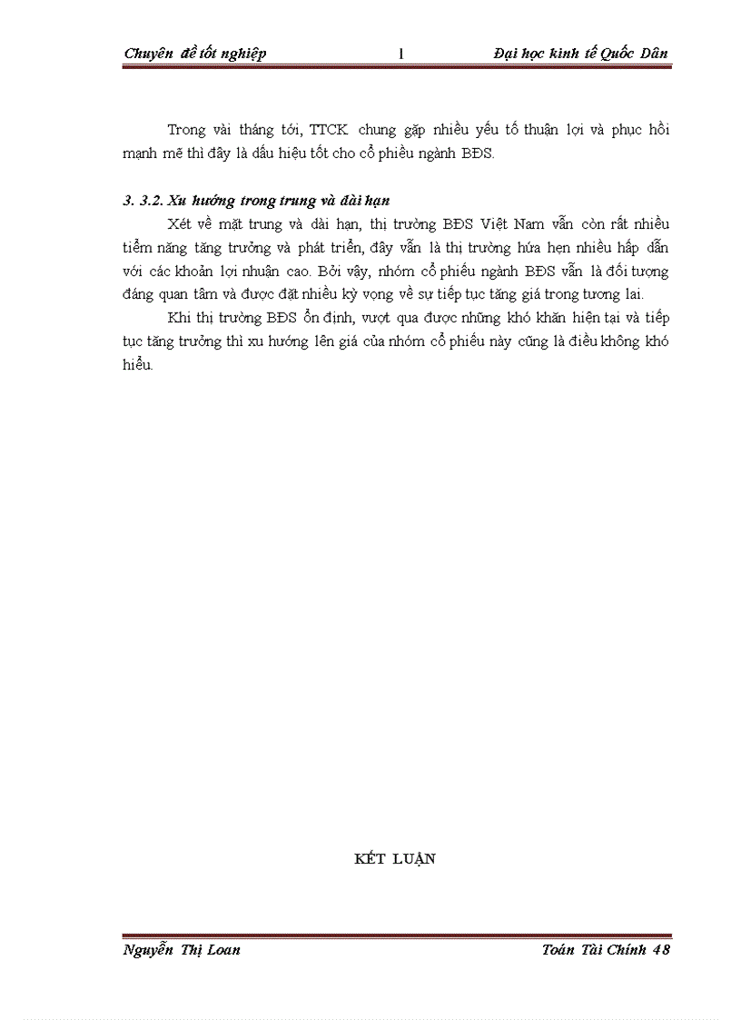 image for page Áp dụng mô hình nến phân tích sự biến động giá của một số cổ phiếu ngành Bất động sản