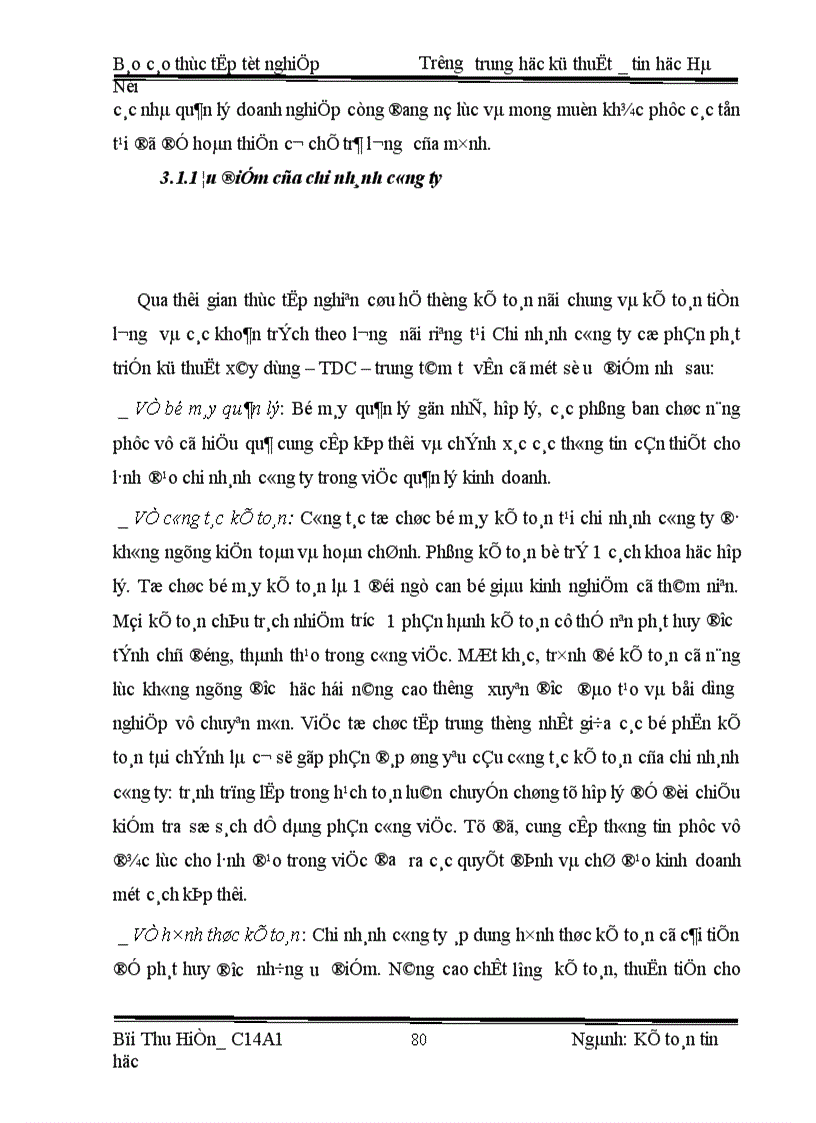 image for page Kế toán tiền lương và các khoản trích theo lương ở Chi Nhánh công ty cổ phần phát triển kỹ thuật xây dựng TDC Trung tâm tư vấn 1