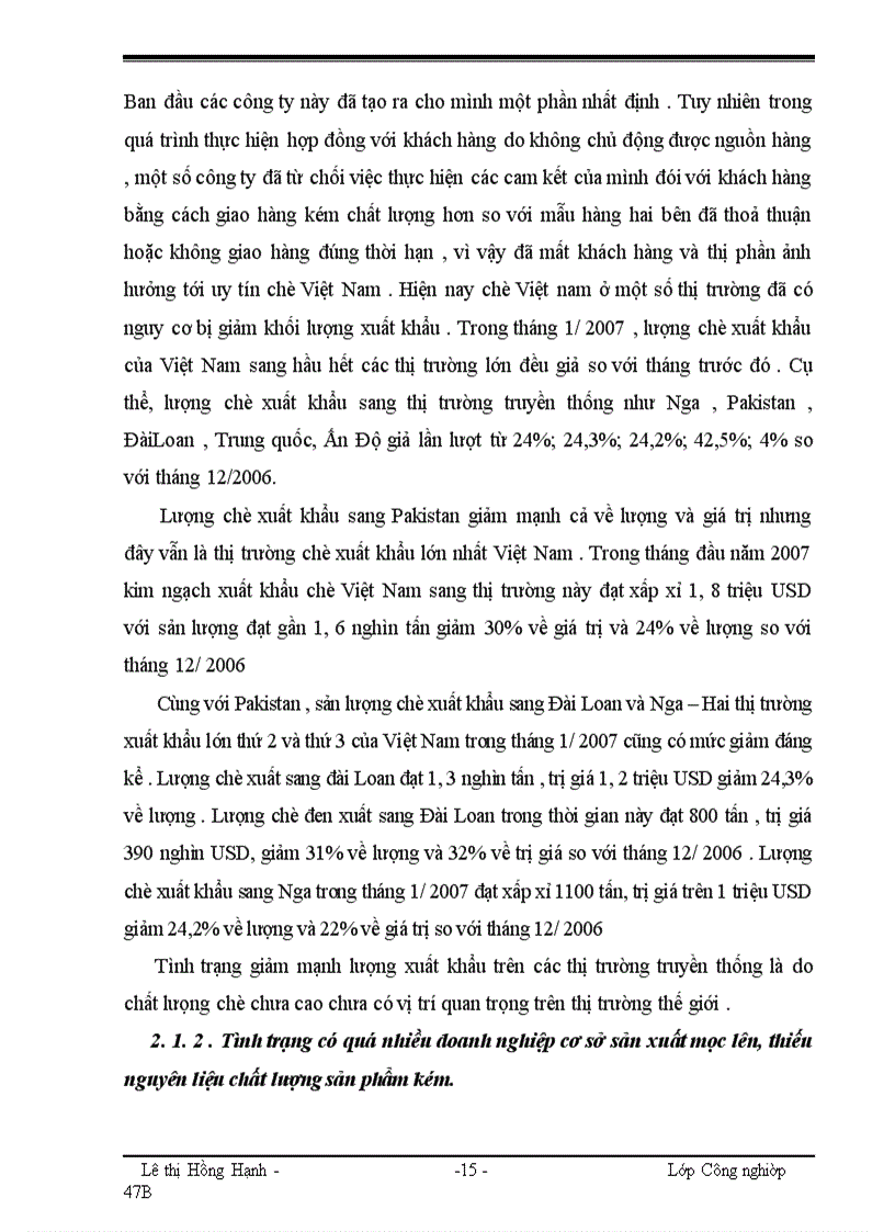 image for page Xây dựng ngành chè theo hướng an toàn tăng sức cạnh tranh trên thị trường